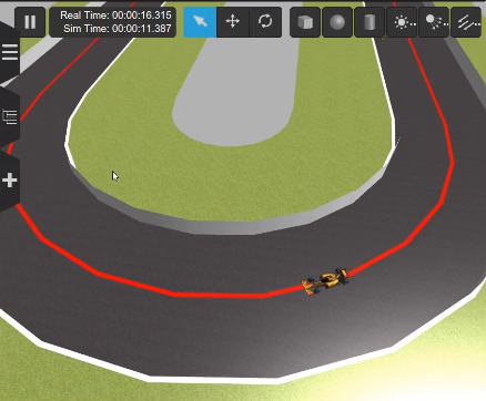 Racecar simulation